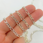 Load image into Gallery viewer, 925 Sterling Silver Figaro Chain. 3831CSS

