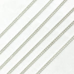 Load image into Gallery viewer, 925 Sterling Silver Curb Link Chain. X19SS

