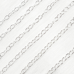 Load image into Gallery viewer, 925 Sterling Silver Smooth Oval Link Chain. V190SS
