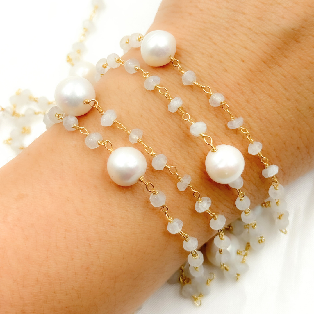 Moonstone Wire Chain | Moonstone Jewelry Wholesale
