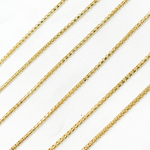Load image into Gallery viewer, Gold Plated 925 Sterling Silver Gold Plated Box Chain. Y49GP
