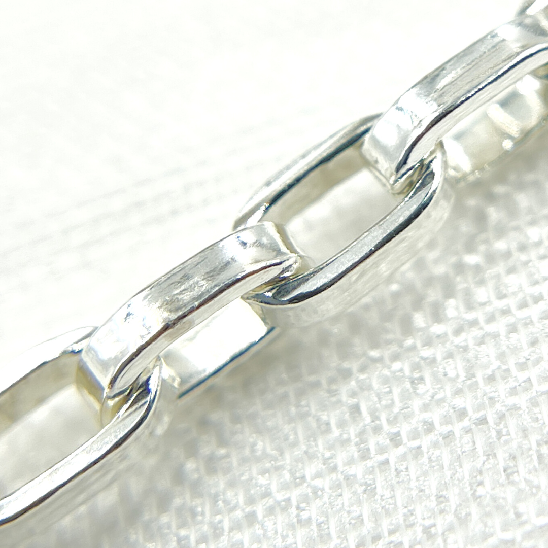 925 Sterling Silver Flat Oval Link Chain. 642506SS