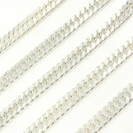 Load image into Gallery viewer, 925 Sterling Silver Double Curb Chain. Y69SS
