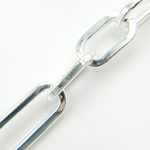 Load image into Gallery viewer, 925 Sterling Silver Flat Paper Clip Chain. V140SS
