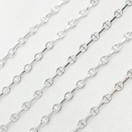 Load image into Gallery viewer, 925 Sterling Silver Oval &amp; Mariner Link Chain. Z111SS
