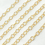 Load image into Gallery viewer, 14k Gold Filled Smooth Oval Link Chain. 3105GF

