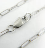 Load image into Gallery viewer, Oxidized 925 Sterling Silver Paperclip Finished Necklace. 1606OX Finished Necklace
