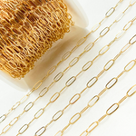 Load image into Gallery viewer, 14k Gold Filled Flat Paperclip Chain. 2104FGF
