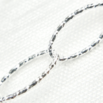 Load image into Gallery viewer, 925 Sterling Silver Diamond Cut Oval Link Chain. Y82SS
