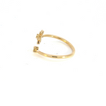 Load image into Gallery viewer, 14k Solid Gold Diamond Flower Ring. RFC18109
