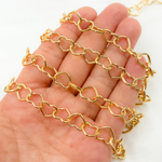 Load image into Gallery viewer, 14k Gold Filled Smooth Heart Link Chain. 1408GF
