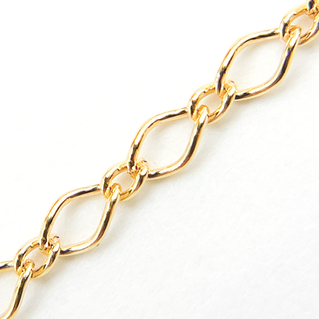 14K Gold Filled Twisted Cable Chain. 13MQGF