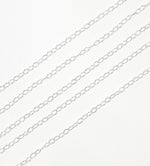 Load image into Gallery viewer, 925 Sterling Silver Cable Oval Link Chain. 1091SS
