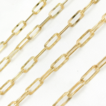 Load image into Gallery viewer, Gold Plated 925 Sterling Silver Textured Paperclip Chain. Y58S04GP
