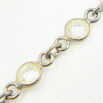 Load image into Gallery viewer, Cubic Zirconia Round Shape Connected Chain. CZ28
